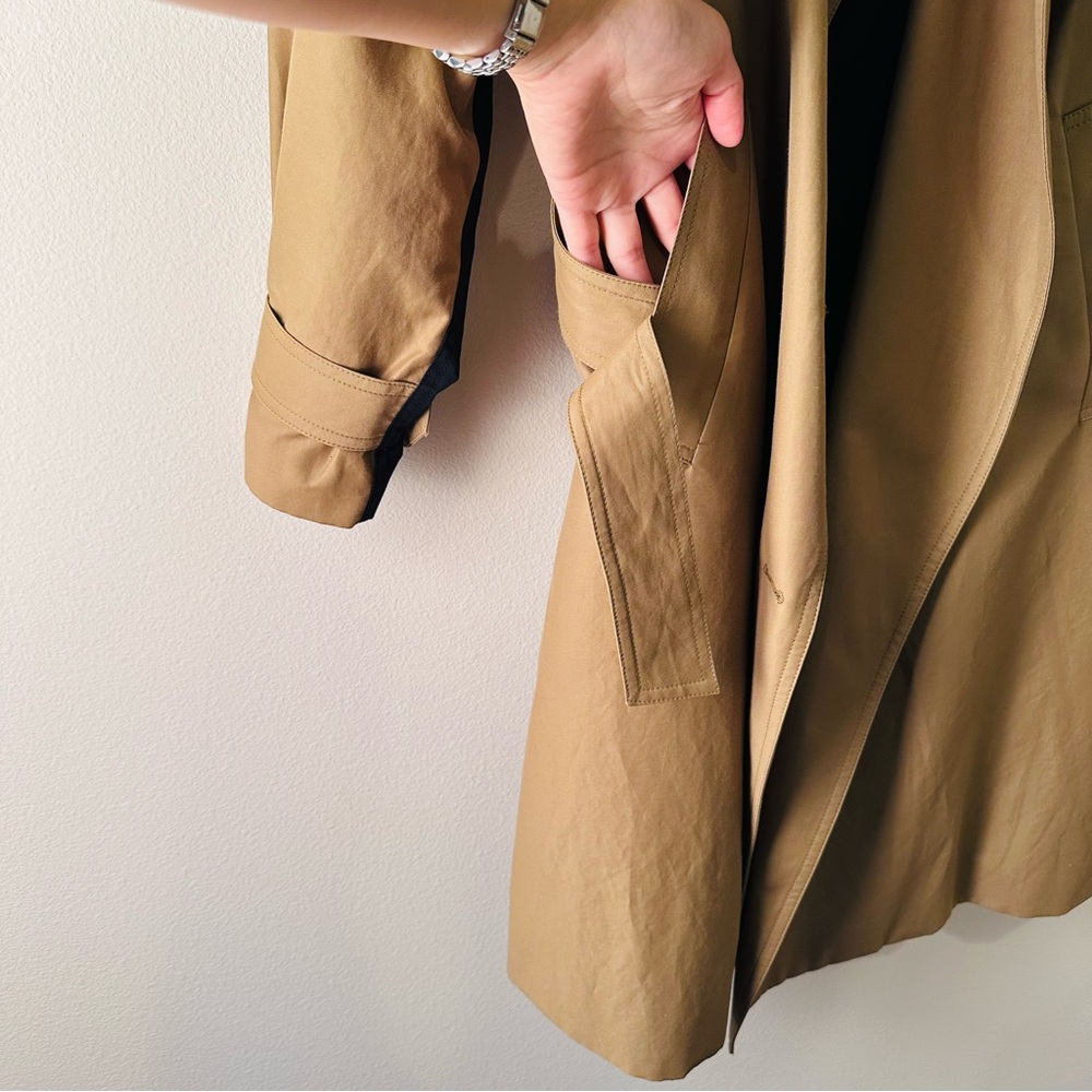 Frame Trench Coat Color Block - image 6